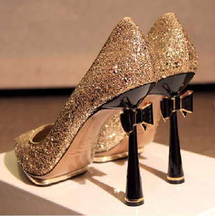 shoes, women and gold