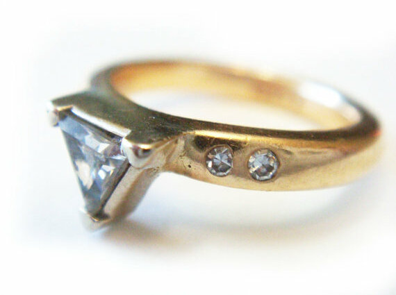 antique diamond ring, women and collectable