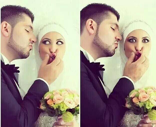 maried, beatiful and muslimcouple