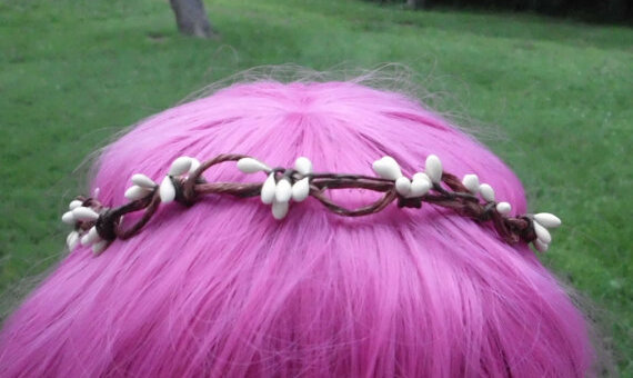 bridal, circlet and floral wedding crown