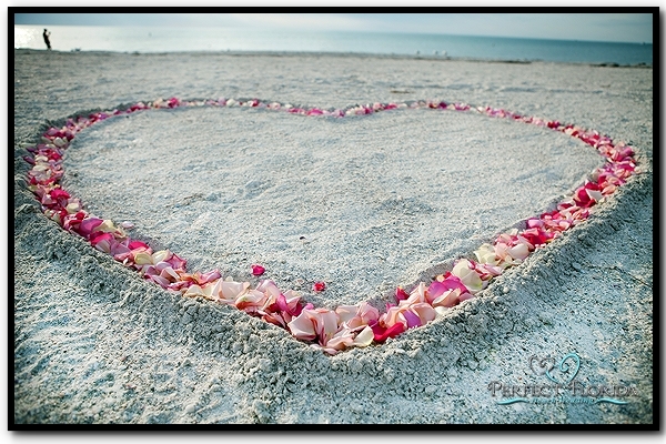 love, beach and heart