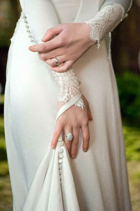 unique, wedding dress, white and breaking dawn
