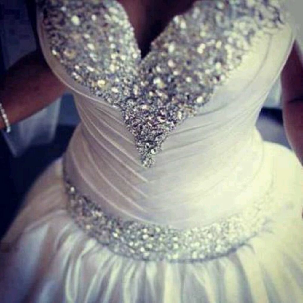 glitter, dress and white