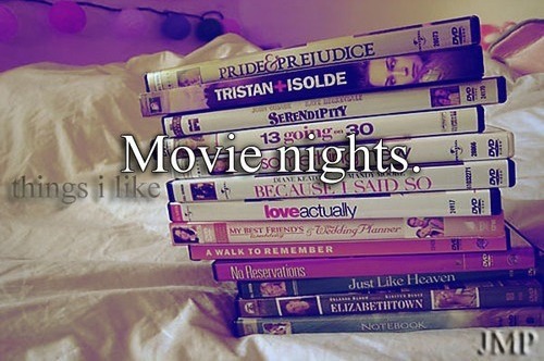 movie nights, elizaretitown and just like heaven