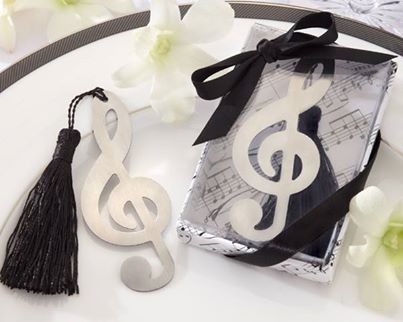music theme favors, party and bridalshowerfavors
