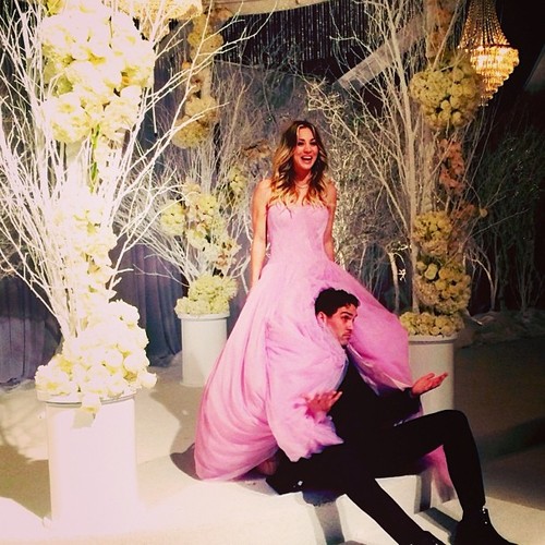 dress, wang, couple and kaley