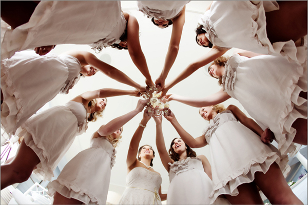 woman, bride and fashion