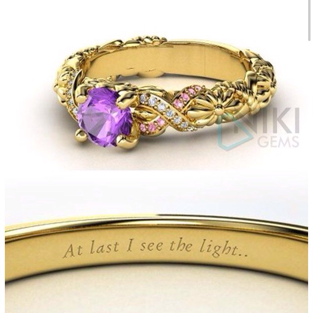 i see the light, jewelry, tangled and floral
