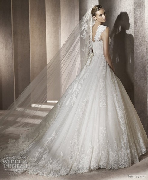 tulle, beautiful, wedding gown and bridal