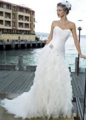 pink, wedding dress and floor-length