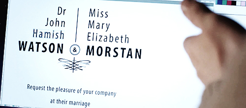 sherlock, mary morstan and the sign of three