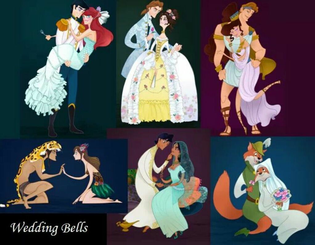 hercules, the little mermaid, cinderella and tarzen