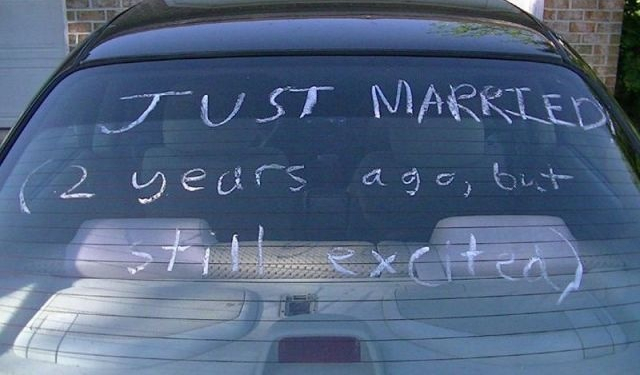 bride, married and weddingdress