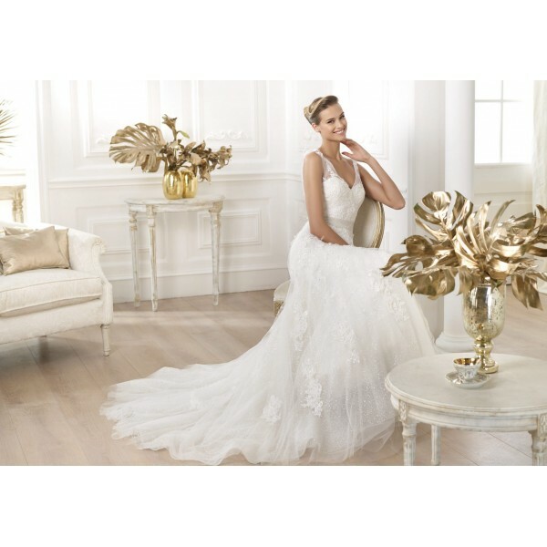 bridal dress, wedding dress, strap and wedding gown