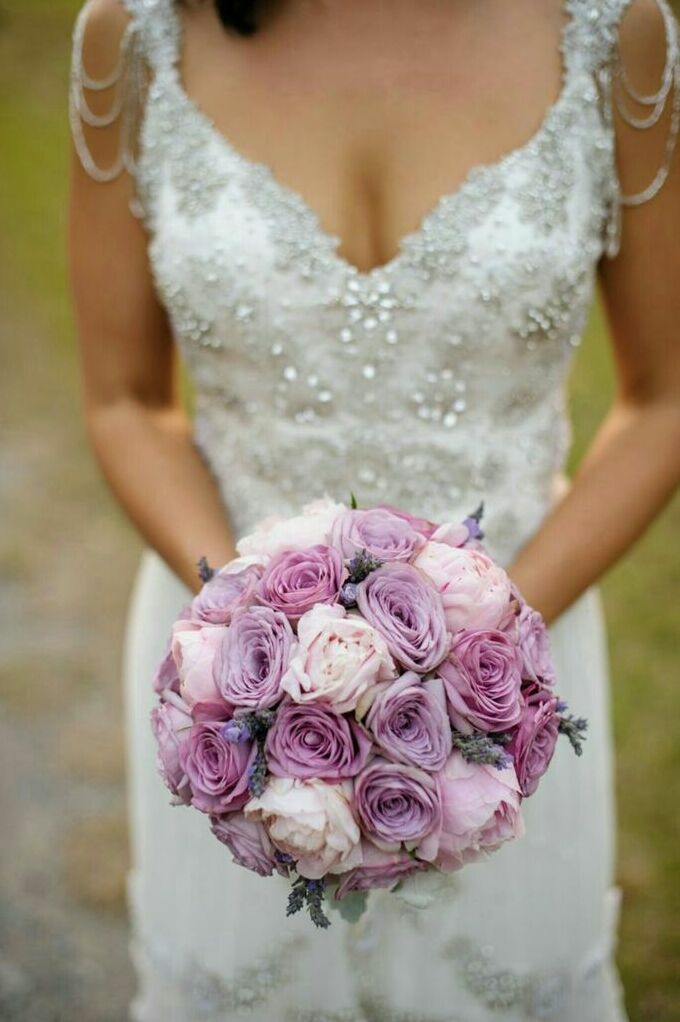 bouquet, lavander, floral design and bride
