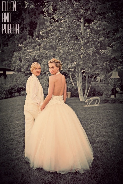 love, ellen degeneres, portia and dress