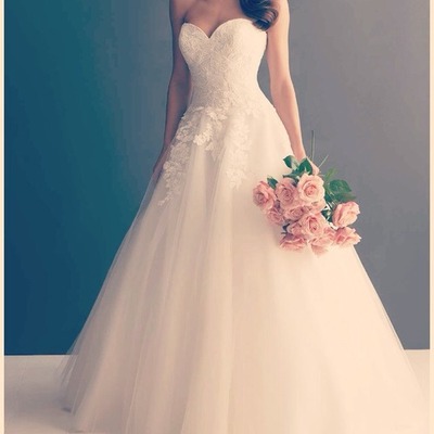 wedding dress, simple and dress