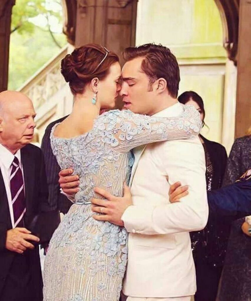 blair waldorf, chuck bass, leighton meester and beautiful