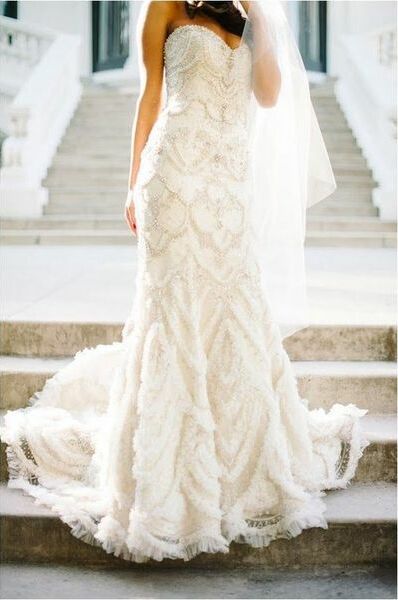 lace, bride and Flowy