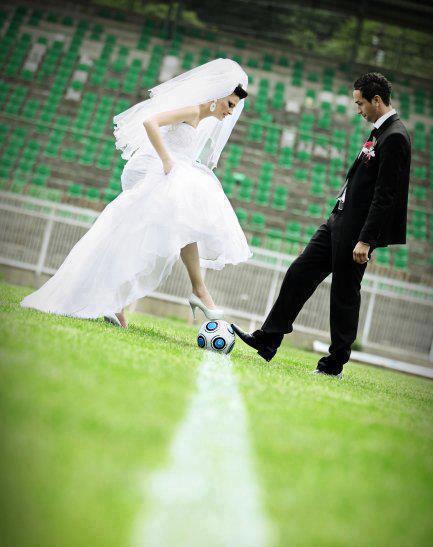 groom, girl and bride