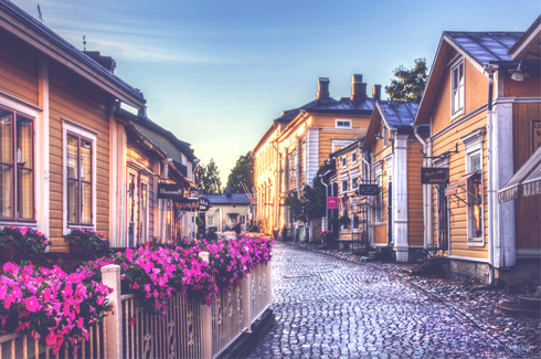 beautiful, beach and village