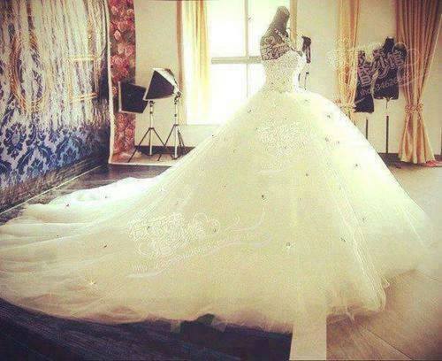 girls, couple and wedding dress