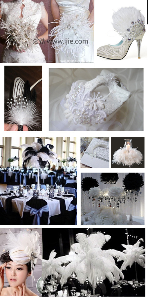 banquet, masquerade and feathers