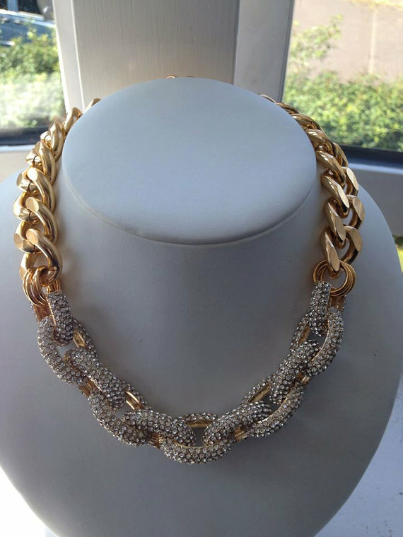 women, rhinestone, pavelink necklace and necklace