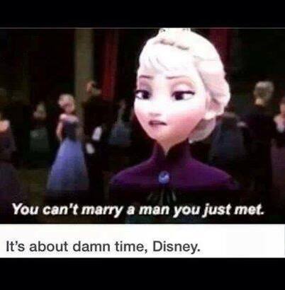 elsa, Relationship and film