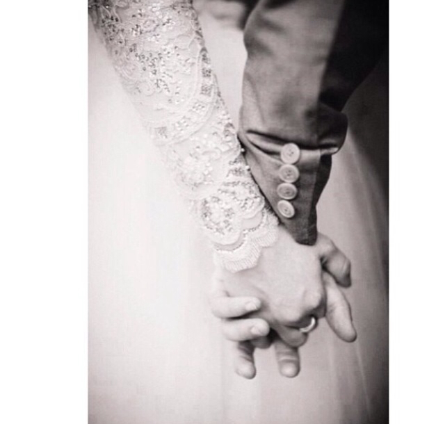 black and white, love, hands and couple
