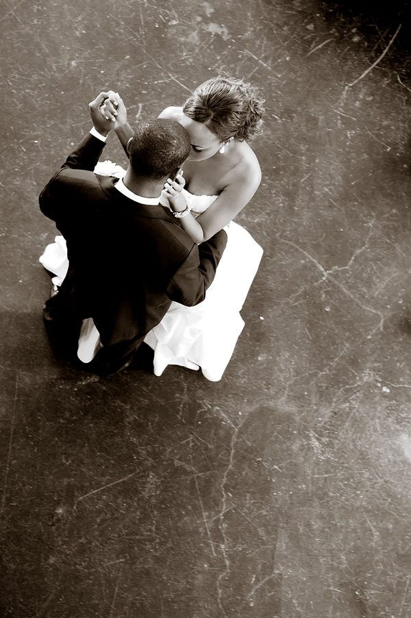 couple, kiss, wedding dress and hug