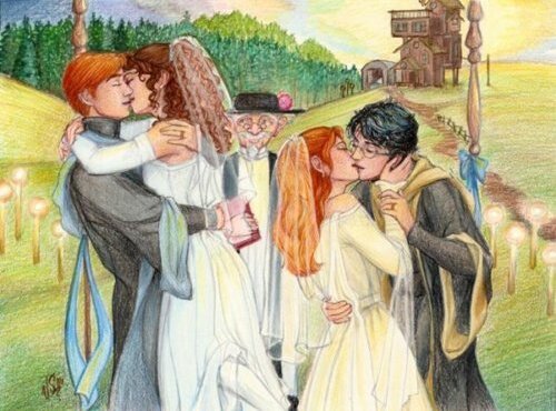 harry potter, couple and hermione