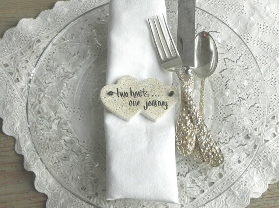 salt dough ornaments, wedding favors and wedding decor