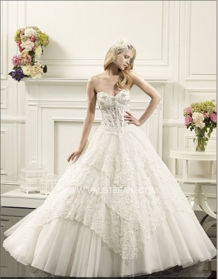 val stefani, wedding dress and style d8060