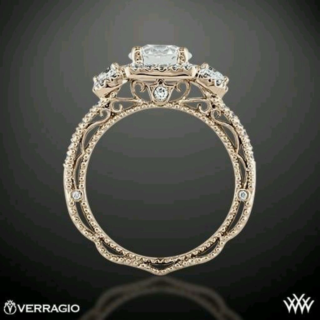 beautiful, gold, ring and diamonds