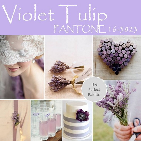 wedding cake, violet, party and ombre