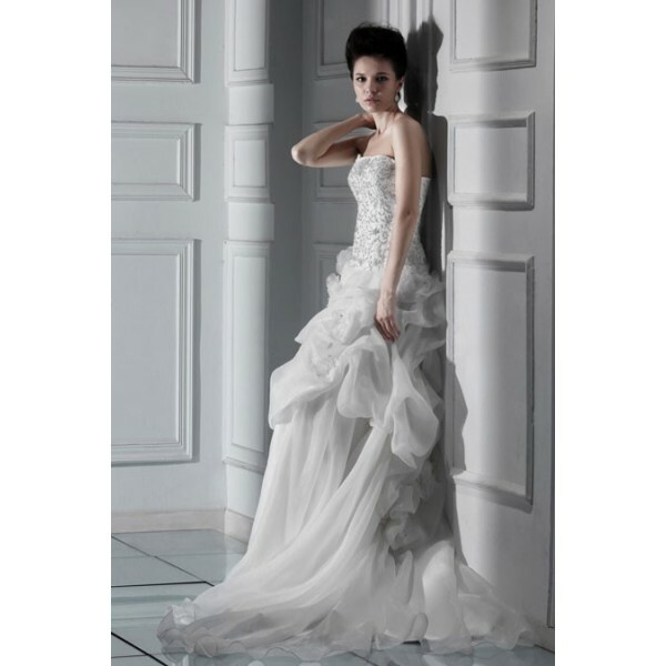 wedding dress, wedding gown, satin and bridal