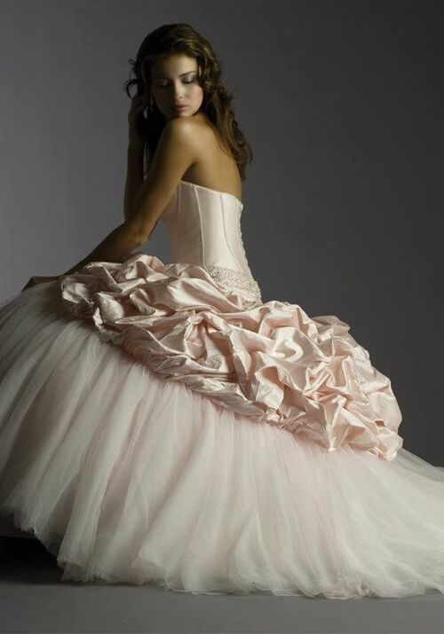 frilly, blush, girly and feminine