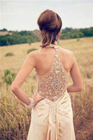 wedding dress, beaded and fashion