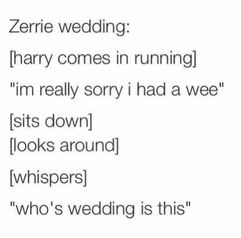 lol, onedirection, zerrie wedding and zerrie