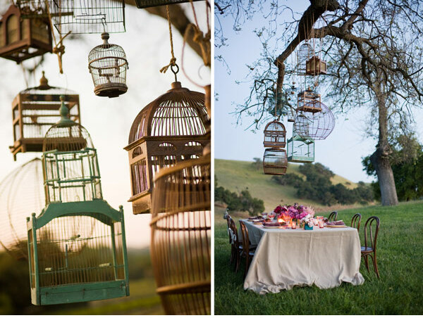 vintage, birdcage, diy and decor