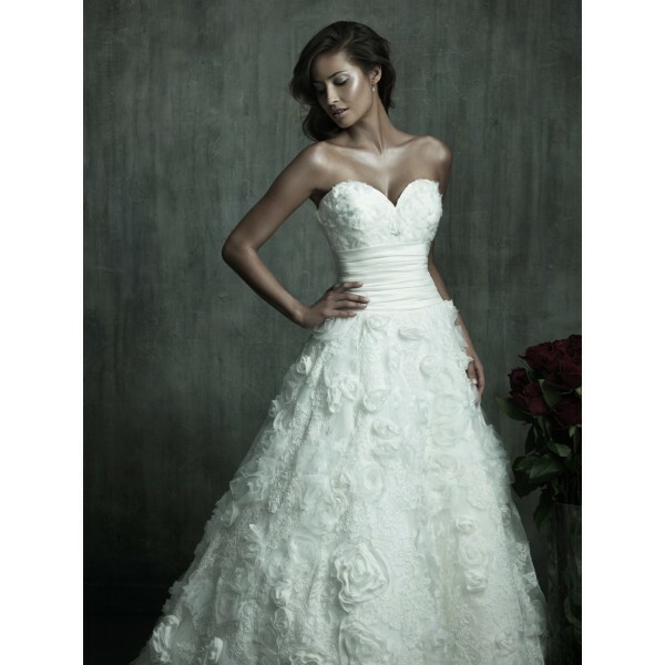 vintage, strapless, bridal and ball gown