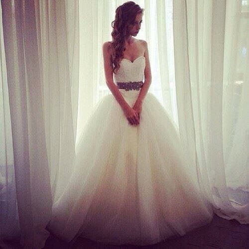 pretty, luxury, dress and hair