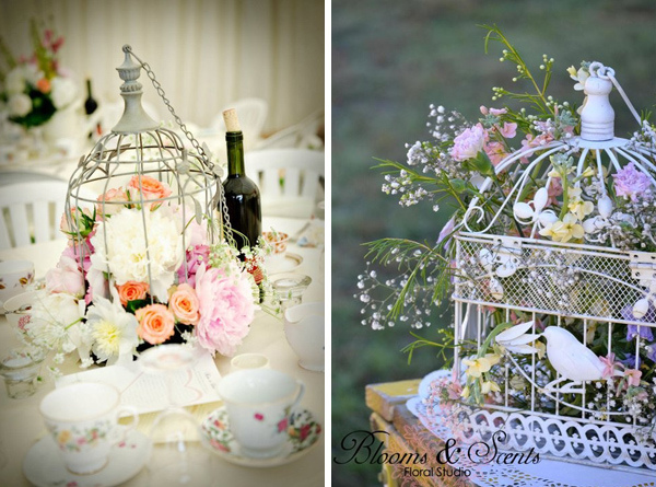 diy, birdcage and centerpiece