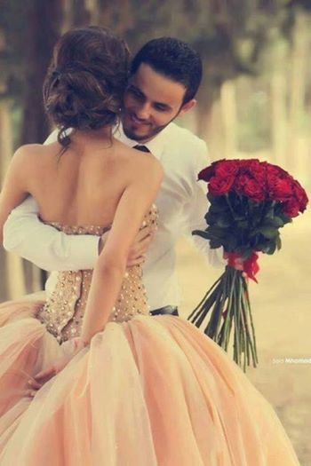 flowers, dress and coupled