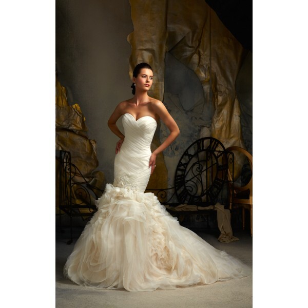 mermaid, bridal gown, mori lee blu and sweetheart