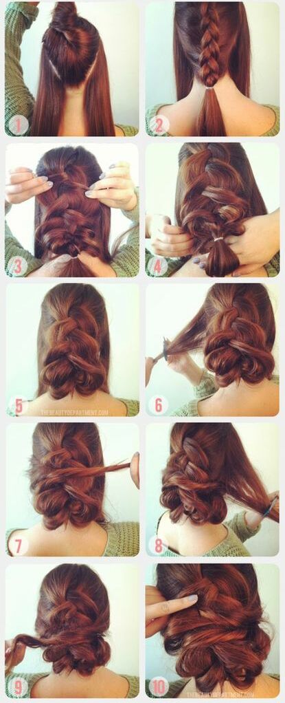 hair style, cute and diy