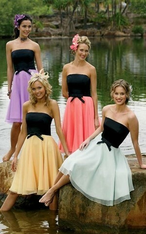 fashion, brautjungfernkleider and women