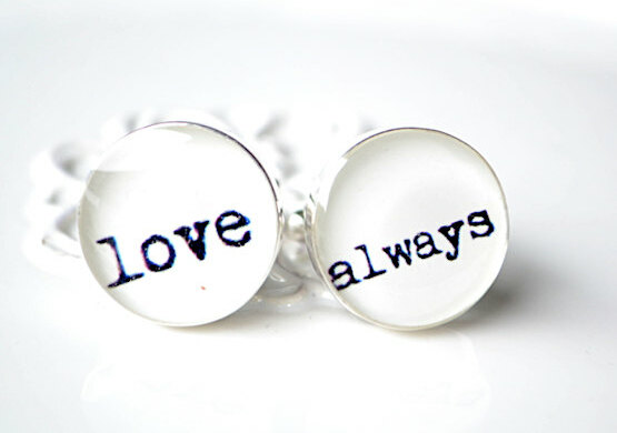 cuff links, love always and men's jewelry