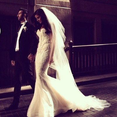 groom, wife and bride